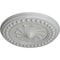 Ekena Millwork Foster Shell Ceiling Medallion (Fits Canopies up to 9 5/8"), Hand-Painted Frost, 15 3/4"OD x 2"P CM15FOFRF - alternate 2